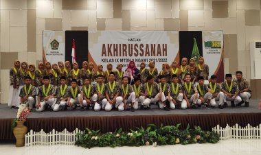HAFLAH AKHIRUSSANAH KELAS IX MTsN 3 NGAWI