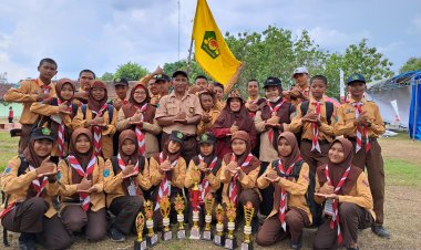 Kegiatan Hari Ulang Tahun Pramuka ke-61 Tahun 2022 Tingkat Kwartir Ranting Ngawi