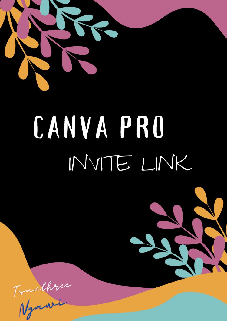 Update Canva Pro Invitation Link for Free
